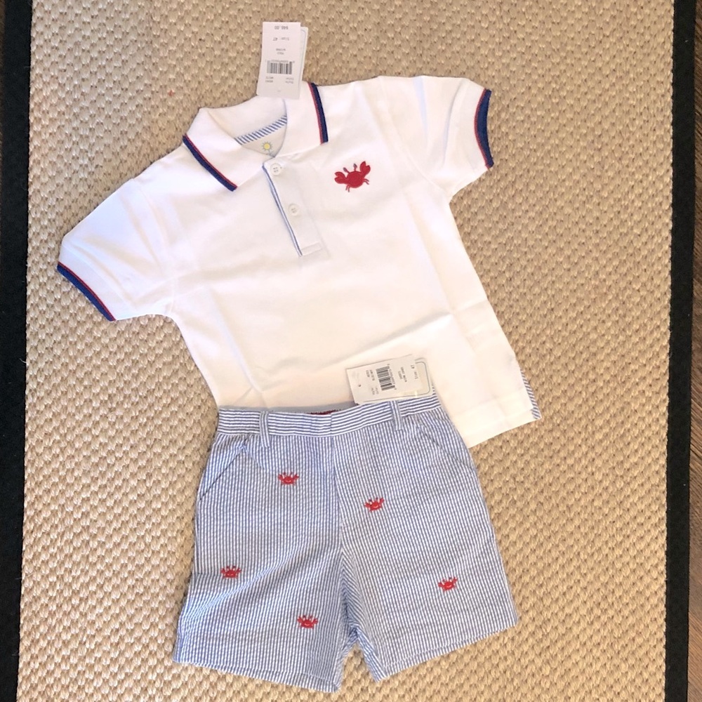 NWT seersucker Florence Eiseman 4T outfit